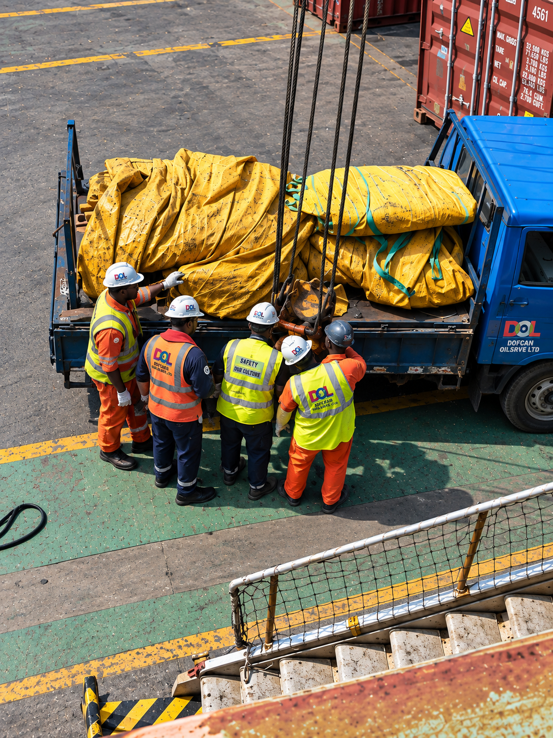 Dofcan Oilserve lifting operations